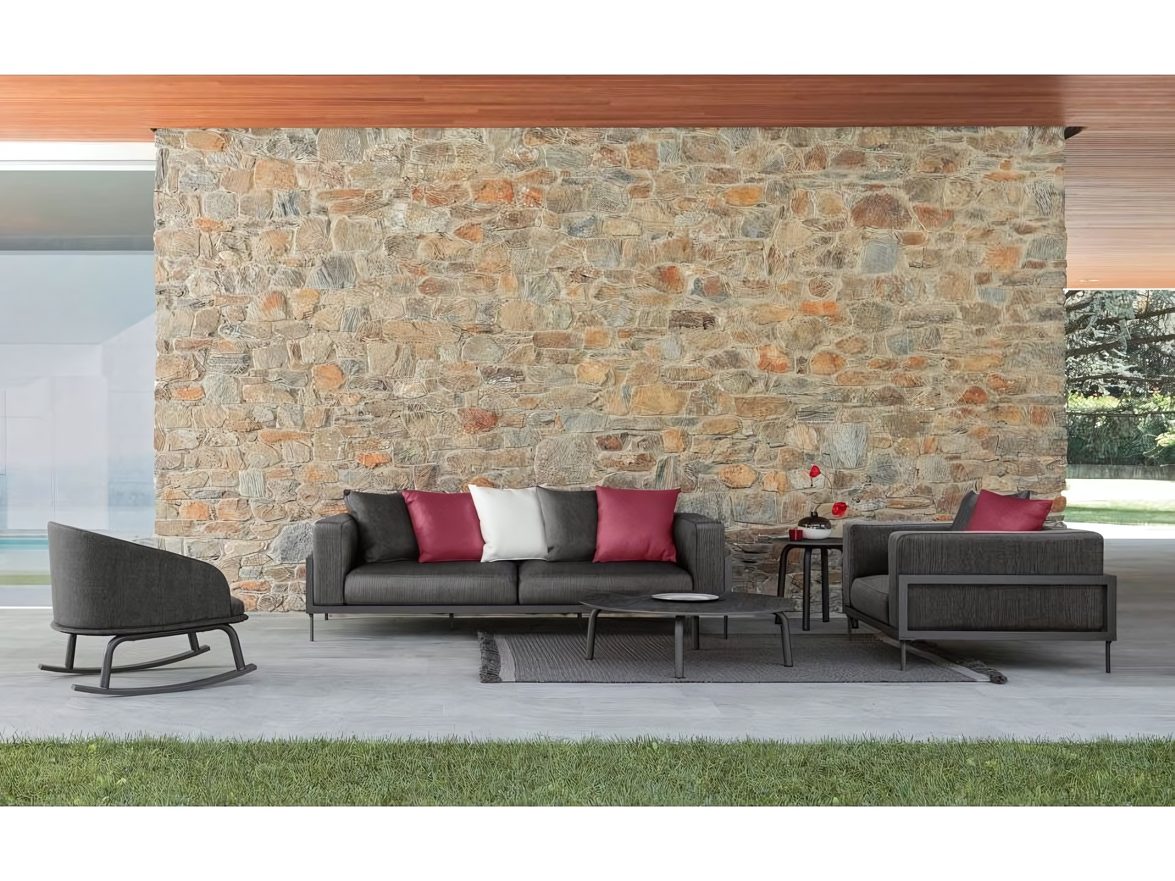 Talenti USA Cleosoft Aluminum Lounge Set