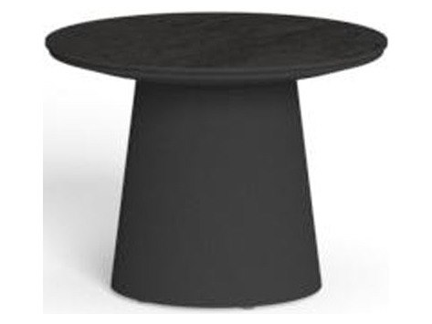 Talenti USA Dolcevita Alu Side Table 17" Quick Ship - Graphite / Gres Dark Grey