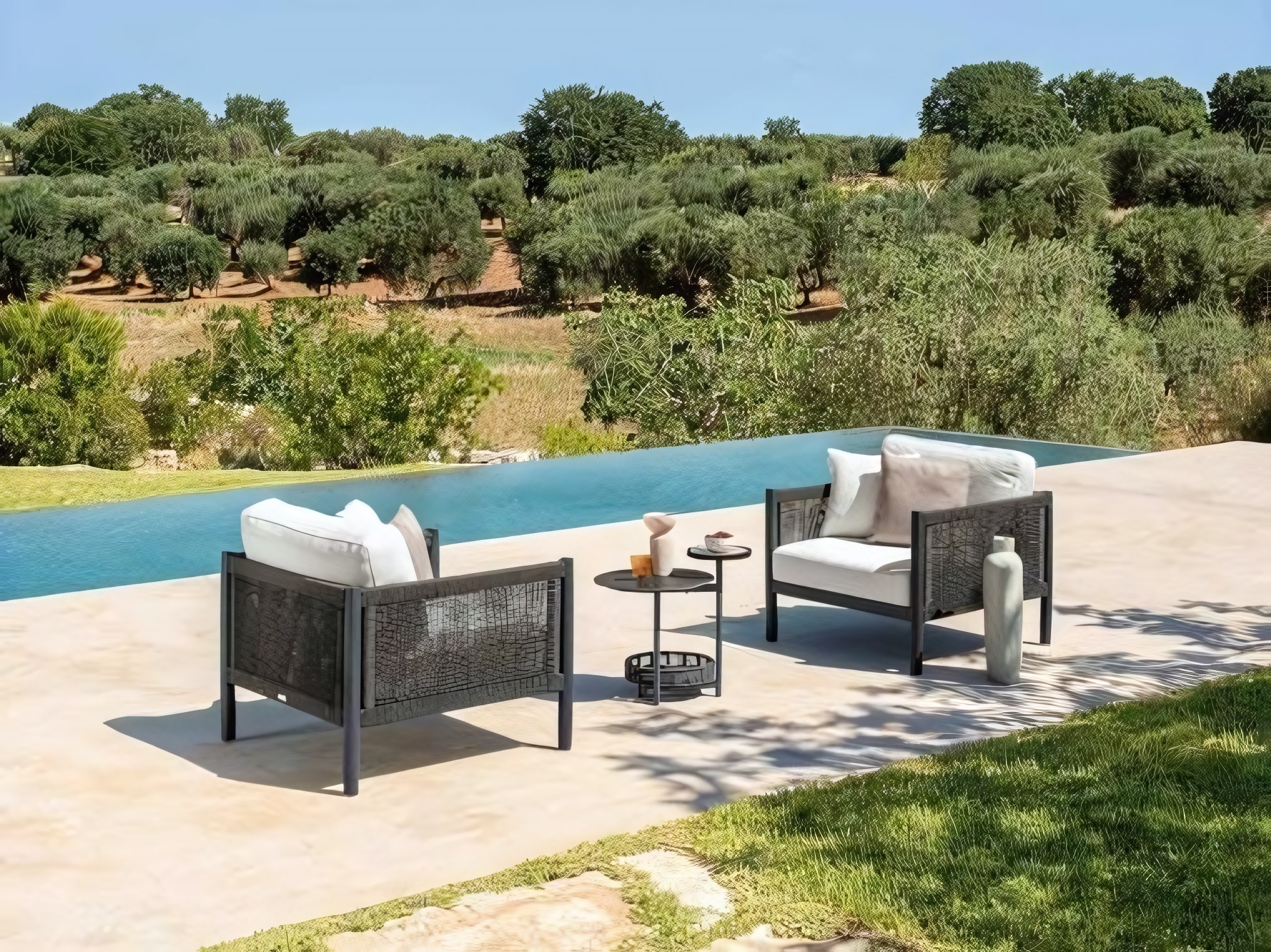 Talenti USA Dolcevita Aluminum Lounge Set