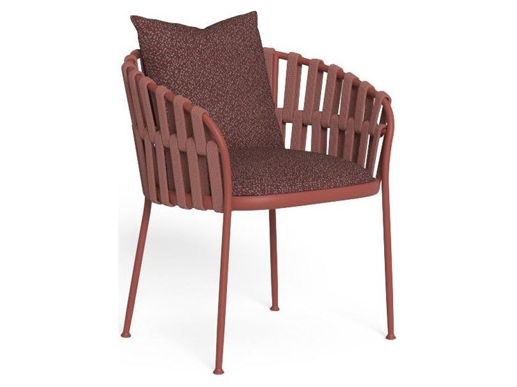 Talenti USA Frame Dining Armchair Quick Ship - Red / Indian Red
