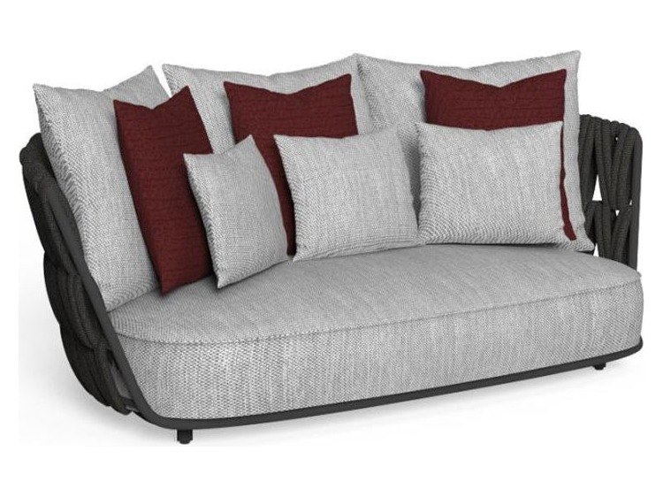 Talenti USA Swipe Sofa 2 Seats Quick Ship - Graphite / Light Grey