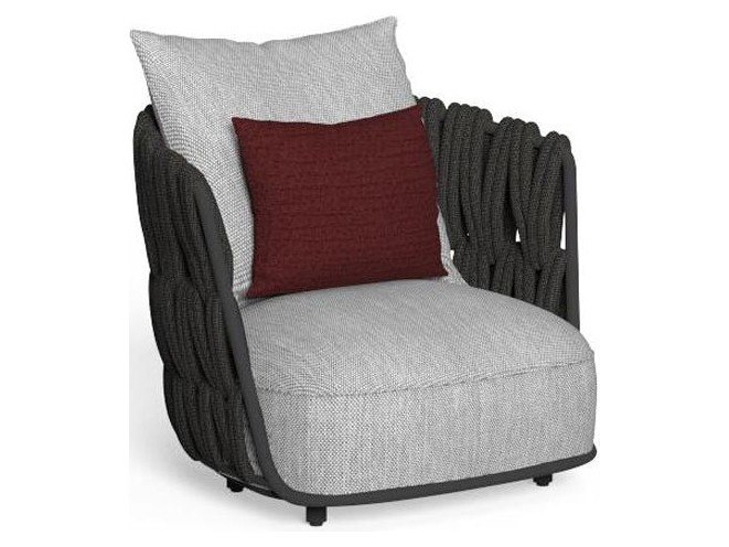 Talenti USA Swipe Living Armchair Quick Ship - Graphite / Light Grey