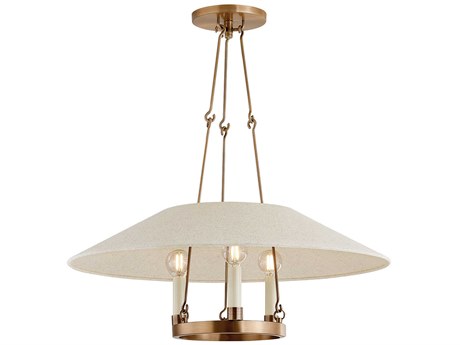 Troy Lighting Archive 3-Light Patina Brass Candelabra Chandelier