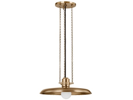 Troy Lighting Rainhill 1-Light Patina Brass Pendant