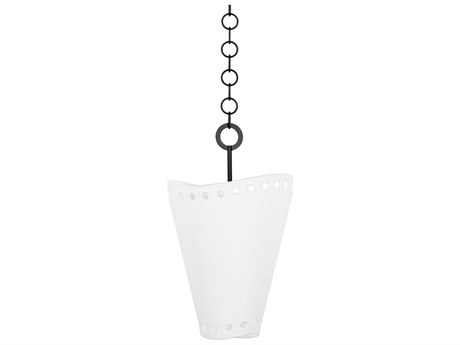 Troy Lighting Visalia 1-Light Forged Iron Black Pendant