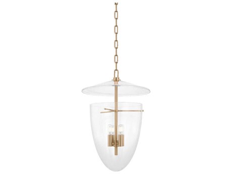 Troy Lighting Tully 4-Light Patina Brass Pendant