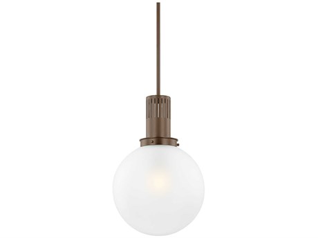 Troy Lighting Tobias 1-Light Bronze Globe Pendant