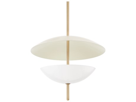 Troy Lighting Dion 3-Light Patina Brass Bowl Pendant