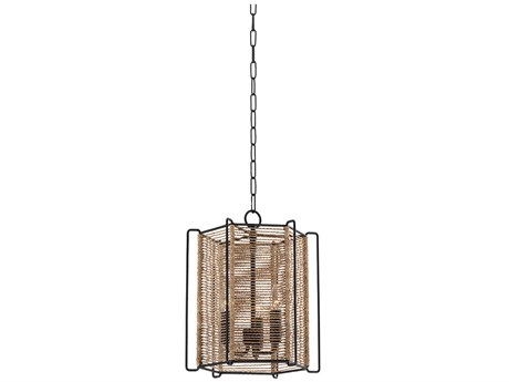 Troy Lighting Ramon 3-Light Textured Black Pendant