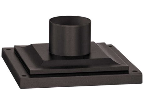 Troy Lighting Texture Bronze Square Pier Mount