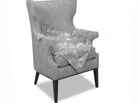 Temple Pet Throw Fabric Accent Chair