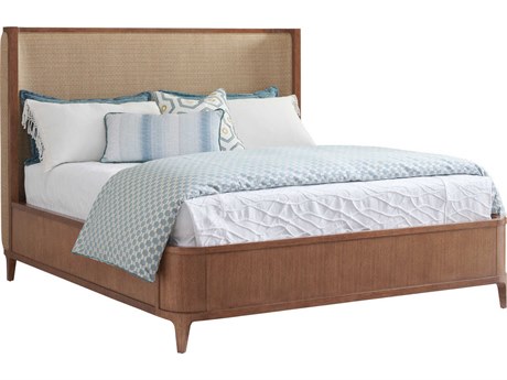 Tommy Bahama Palm Desert Villa Park Upholstered Queen Platform Bed