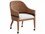 Tommy Bahama Palm Desert Dorian Woven Solid Wood Brown Fabric Upholstered Arm Dining Chair  TO01057588740
