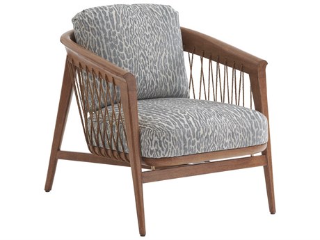 Tommy Bahama Palm Desert Gray Fabric Davita Accent Cha