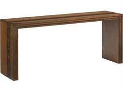 Noir Rectangular Wood Ebony Walnut And Dark Console Table