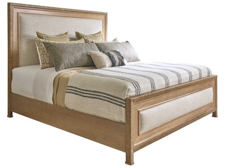Tommy Bahama Key Biscayne Brown Wood California King Panel Bed