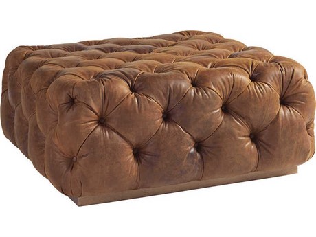 Tommy Bahama Los Altos Laurel Leather Coffee Ottoman