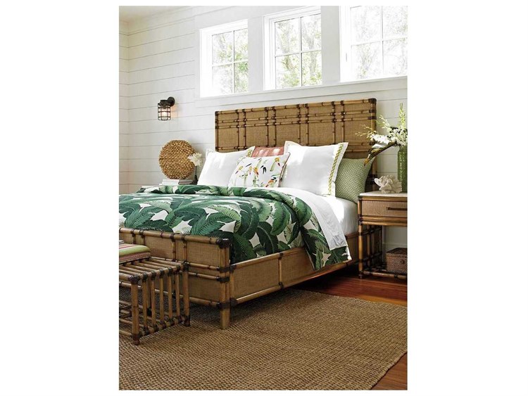 Tommy Bahama Twin Palms Panel Bed Bedroom Set Twinpbedset3