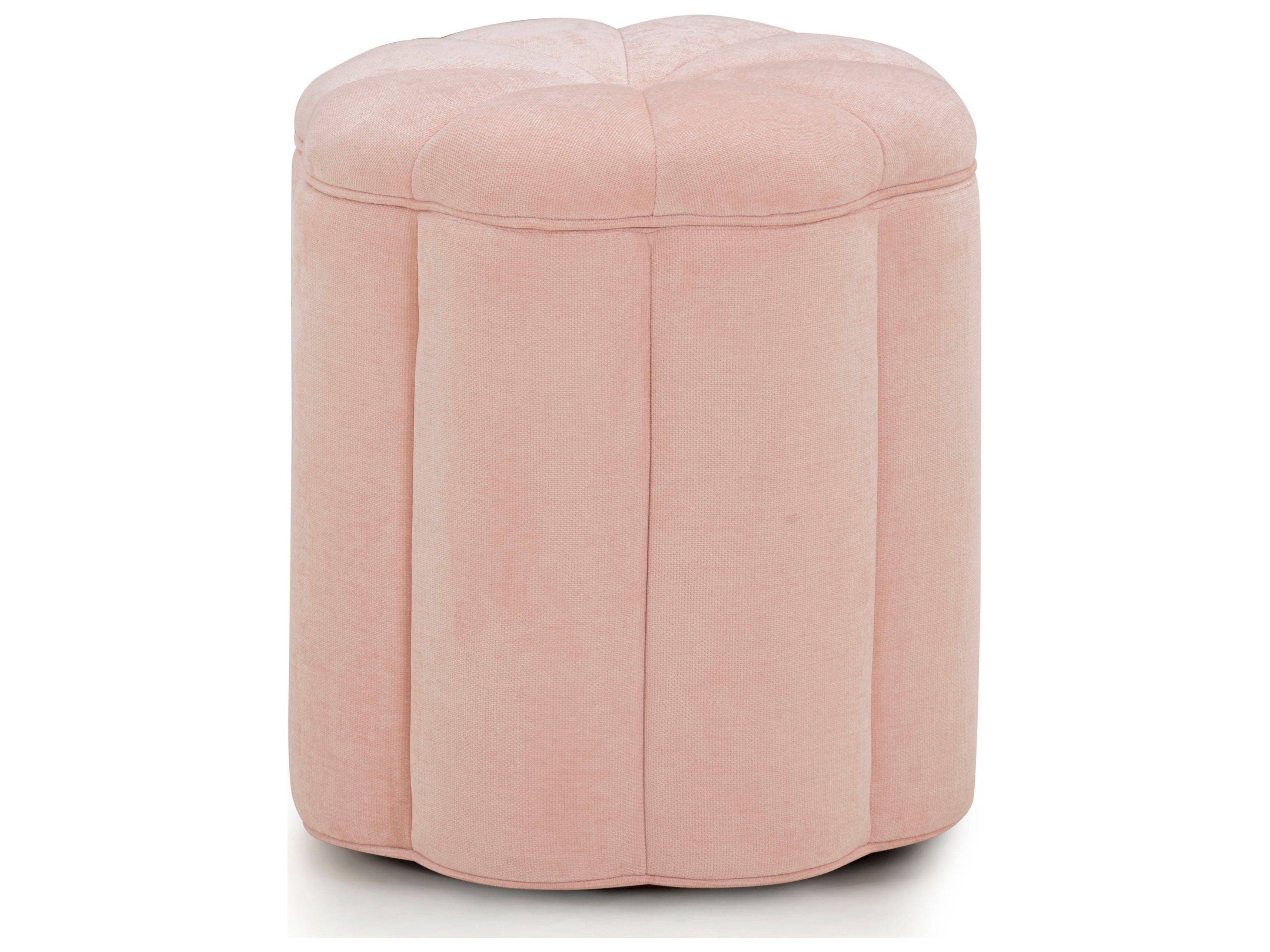 TOV Fleur Textured Performance Velvet Storage Ottoman