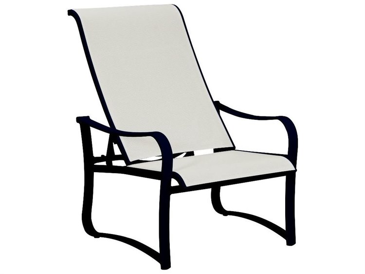 Tropitone Shoreline Sling Aluminum Recliner Lounge Chair