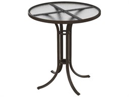 36'' Round Acrylic Top Bar Table