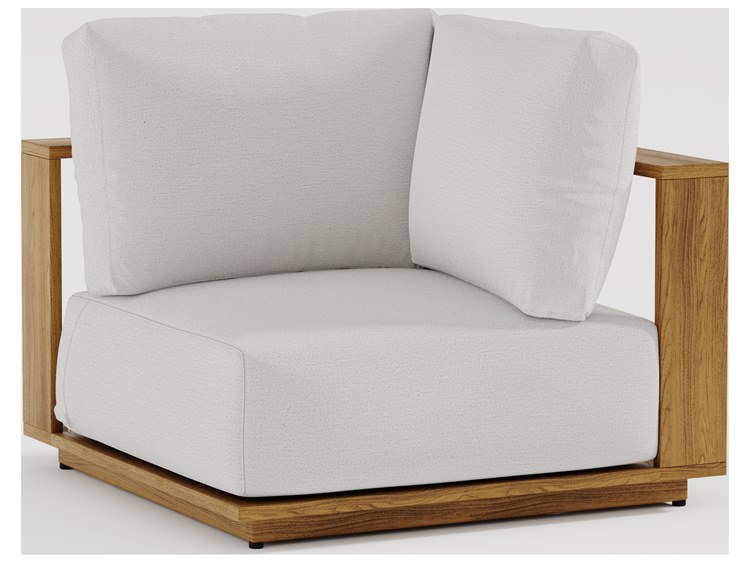 Tropitone Teak Cushion Arlo Square Corner Lounge Chair