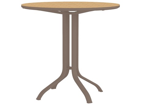 Tropitone Horizon Positano   Pedestal Bar Umbrella Table