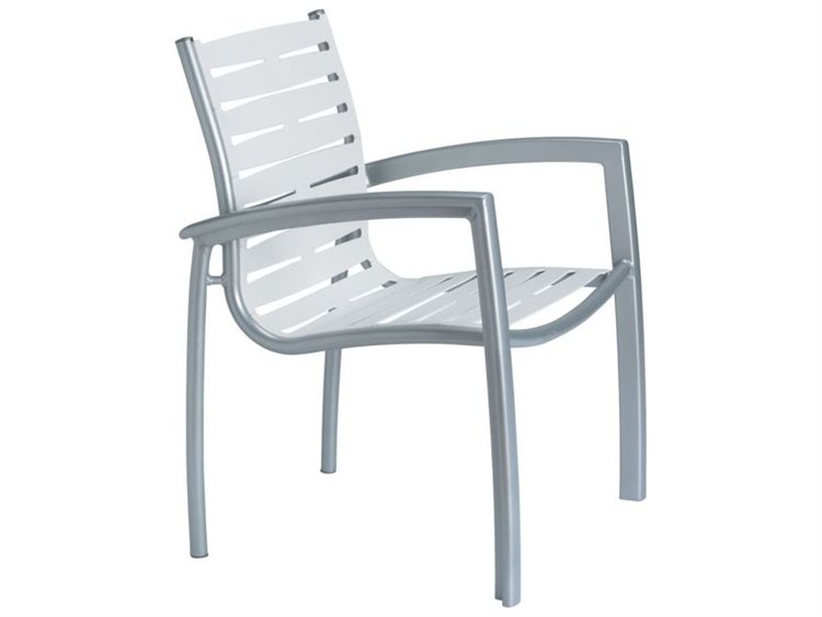 Tropitone South Beach Ribbon Aluminum Dining Arm Chair