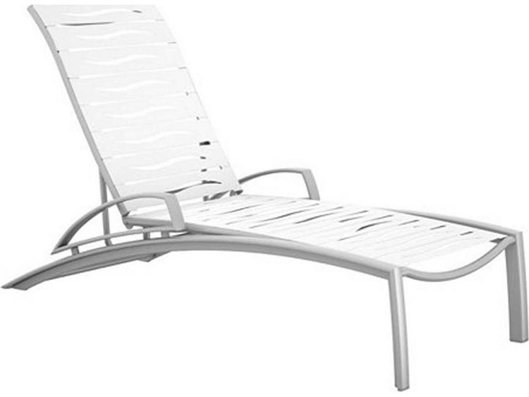 Tropitone South Beach Wave Segment Aluminum Chaise Lounge
