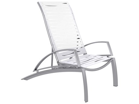 Tropitone South Beach Ribbon Aluminum Strap Lounge Chair