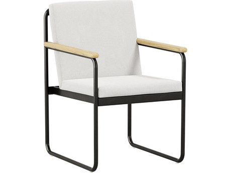 Tropitone Stratton Cushion Aluminum Dining Arm Chair