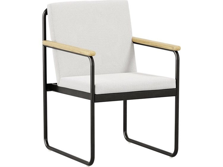 Tropitone Stratton Cushion Aluminum Dining Arm Chair