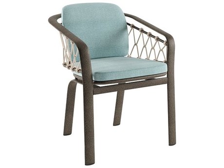 Tropitone Trelon Rope Aluminum Dining Arm Chair