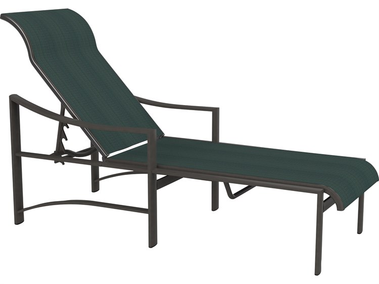 Tropitone Kenzo Sling Aluminum Patio Chaise Lounge 2
