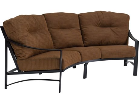 Tropitone Kenzo Cushion Aluminum Crescent Sofa