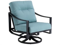 Tropitone Kenzo Cushion Aluminum Swivel Rocker Lounge Chair