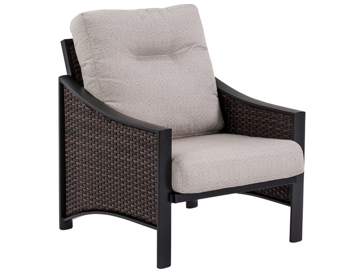 Tropitone Kenzo Woven Wicker Cushion Lounge Chair