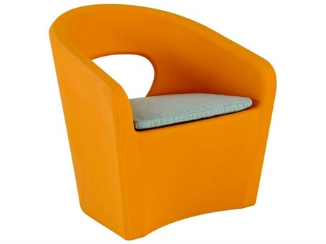 Tropitone Radius Marine Grade Polymer Lounge Chair with Seat Pad