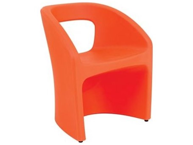 Tropitone Radius Marine Grade Polymer Patio Dining Arm Chair with 15 lbs. Weight