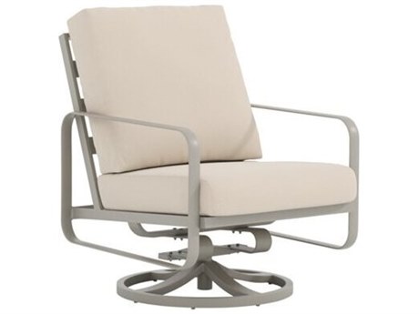 Tropitone Brasilia Cushion Aluminum Swivel Action Lounge Chair
