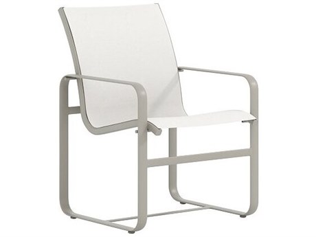 Tropitone Brasilia Sling Aluminum Dining Arm Chair