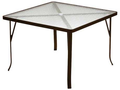 Tropitone Acrylic Cast Aluminum 42'' Square ADA Dining Table