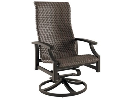 Tropitone Marconi Woven Aluminum Wicker Dining Chair