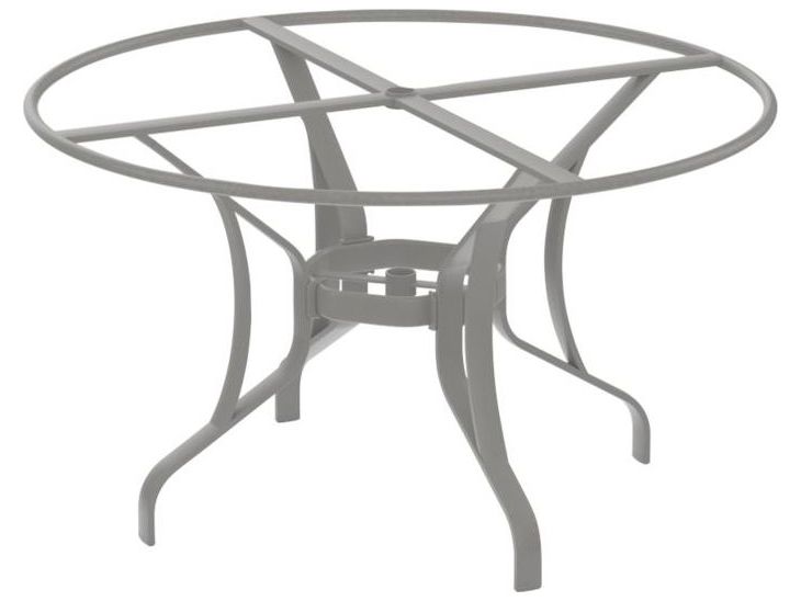 Tropitone Bases Cast Aluminum Round Dining Table Base Only 28H | 500048SWB
