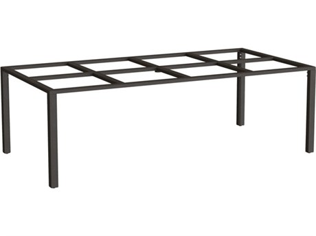 Tropitone Parson Aluminum 84" x 42" Rectangular KD Dining Table Base