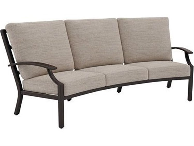 Tropitone Marconi Cushion Aluminum Crescent Sofa