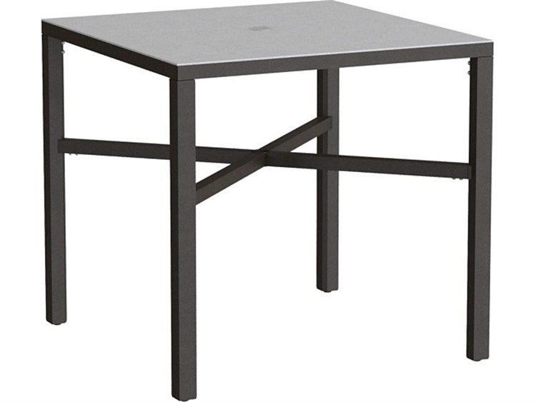Tropitone Parson Solid Top Aluminum 37" Square KD Counter Table
