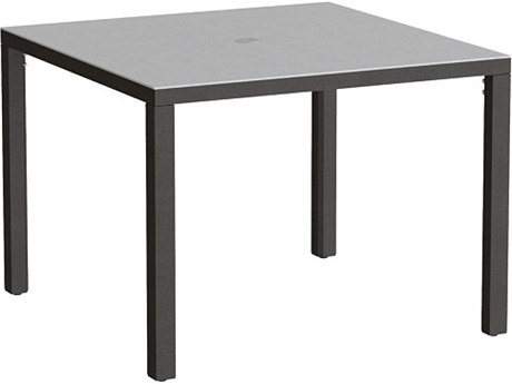 Tropitone Parson Solid Top Aluminum 31" Square KD Dining Table