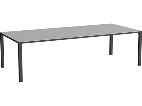Tropitone Parson Solid Top Aluminum 96" x 42" Rectangular KD ADA Dining Table