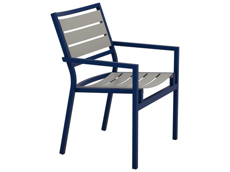 Tropitone Cabana Club Aluminum Slat Dining Arm Chair